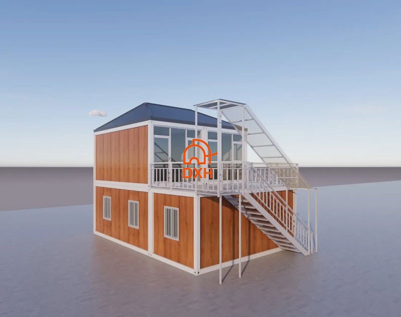 Two-story Container Living House
