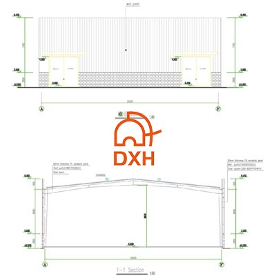 Prefab Steel Warehouse Layout