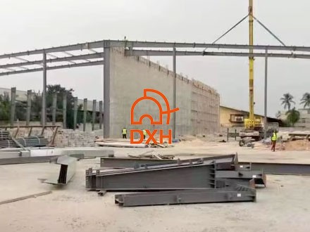 Pre-engineered Steel Storage Warehouse in Côte d'Ivoire
