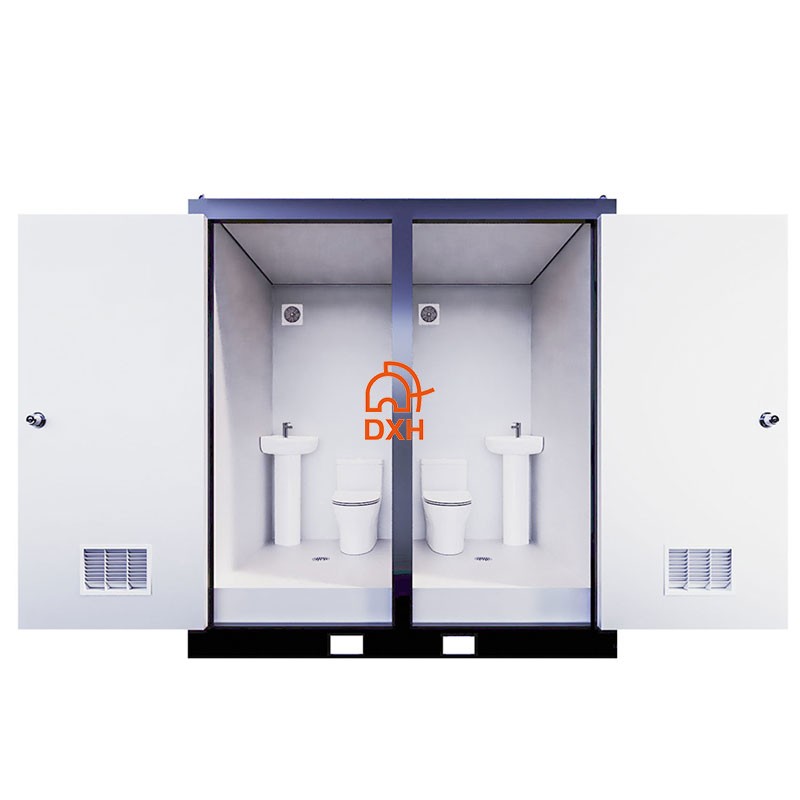 Portable Two Toilet Cabins