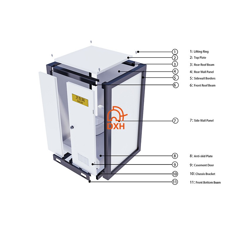 Single Portable Restroom