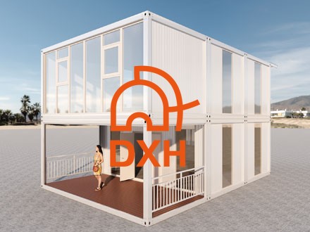 Case Study: 2-Story White Container House