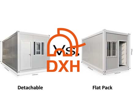 Detachable vs. Flat Pack Container Houses